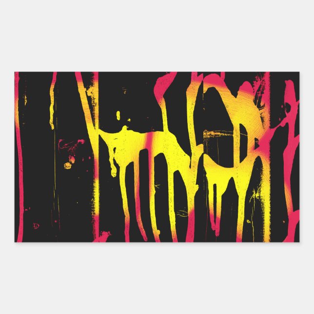 Sticker Rectangulaire burons et éperons et bacchanal (Devant)