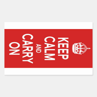 STICKER RECTANGULAIRE CALME CLASSIQUE ET POURSUIVI