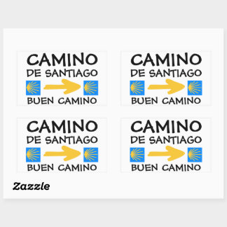 Sticker Rectangulaire Camino de Santiago