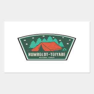 Sticker Rectangulaire Camping forestier national Humboldt-Toiyabe
