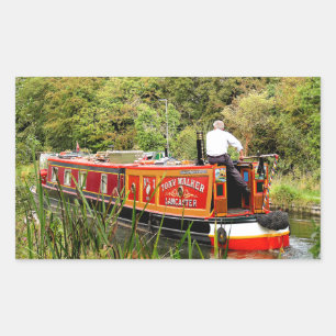 STICKER RECTANGULAIRE CANAL NARROWBOATS