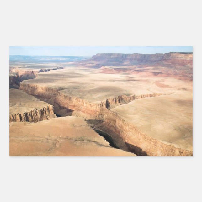 Sticker Rectangulaire Canyon dans le Canyon (Devant)