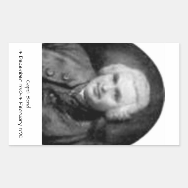 Sticker Rectangulaire Capel Bond (Devant)