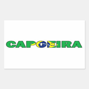 Sticker Rectangulaire Capoeira
