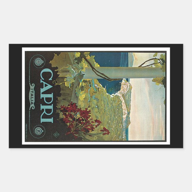 Sticker Rectangulaire Capri (Devant)