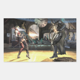 Sticker Rectangulaire Capture d'écran : Harley vs Batman 2
