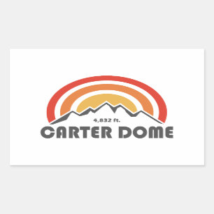 Sticker Rectangulaire Carter Dome New Hampshire