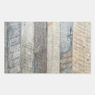 Sticker Rectangulaire Cartes patinées Bois Arrière - plan Texture