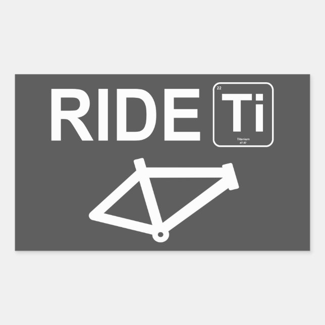 Sticker Rectangulaire Cartouche Titane (Devant)