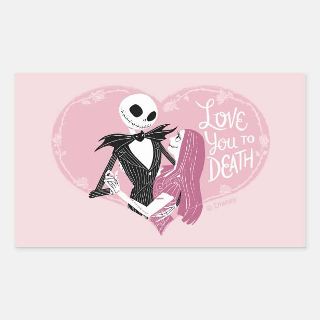 Sticker Rectangulaire Cauchemar avant Noël | Vous Aimez À La Mort (Devant)