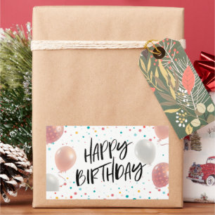 Sticker Rectangulaire Célébration d'anniversaire