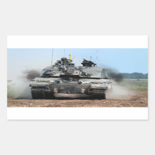 Sticker Rectangulaire Challenger 2 Main Battle Tank