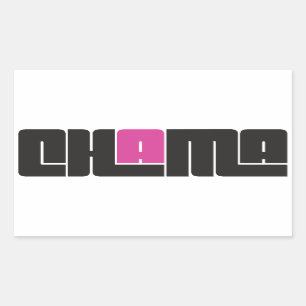 Sticker Rectangulaire Chama