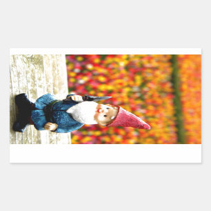 Sticker Rectangulaire Champ de gnome