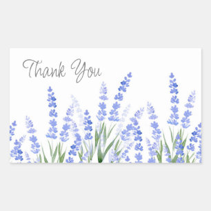 Sticker Rectangulaire Champ de Lavande 2