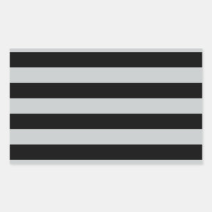 Sticker Rectangulaire Changer les bandes grises en n'importe quelle Pers