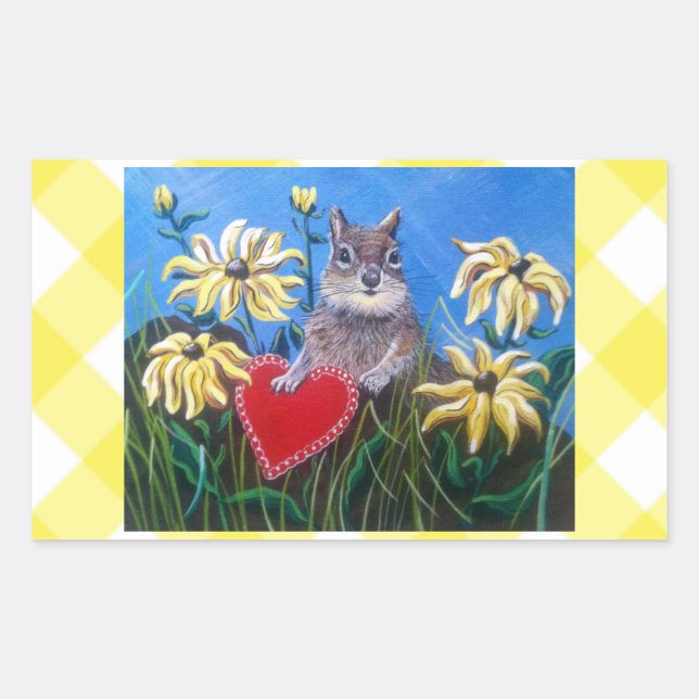 Sticker rectangulaire "Chasse pour les Valentines" (Devant)