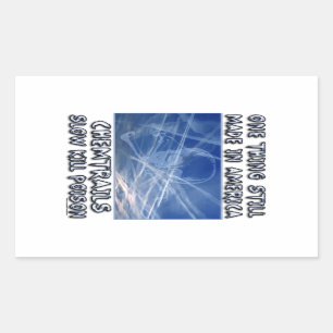 Sticker Rectangulaire Chemails - Fabriqué en Amérique