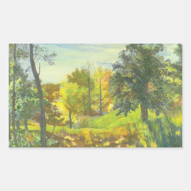 Sticker Rectangulaire Chute solaire (Devant)