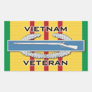 Sticker Rectangulaire CIB de vétérinaire du Vietnam