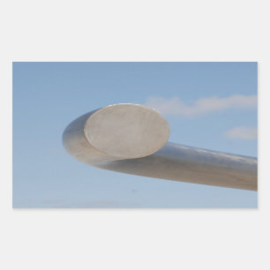 Sticker Rectangulaire Ciel bleu métallique