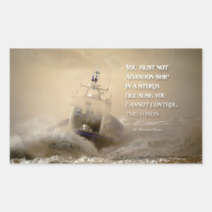 Sticker Rectangulaire Citation inspirée de St. Thomas Plus