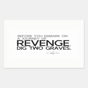 Sticker Rectangulaire CITES : Confucius : Voyage de revanche