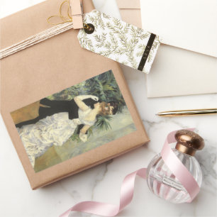 Sticker Rectangulaire City Dance de Pierre Renoir, Art Vintage
