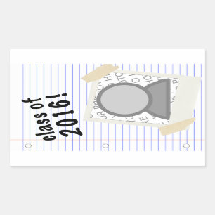 Sticker Rectangulaire classe de 2016
