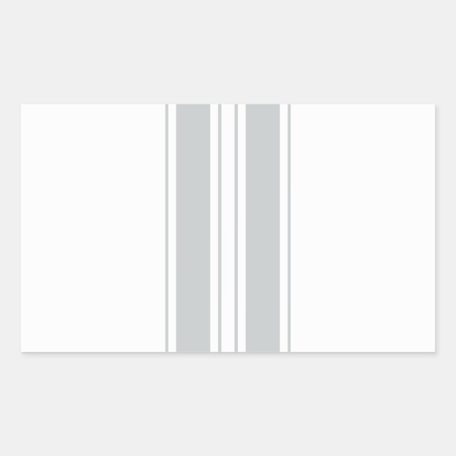 Sticker Rectangulaire Cliquez sur Personnaliser pour modifier Gris en co (Devant)