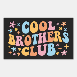 Sticker Rectangulaire Club des Frères cool III
