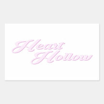 COEUR HOLLOW Plain Logo (Pack de Stickers)