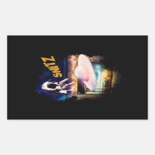 Sticker Rectangulaire collant Snitz de Bob's Saucer Repair