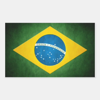 Sticker Rectangulaire Colle Brésil