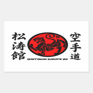 Sticker Rectangulaire Colle Shotokan Karate-do