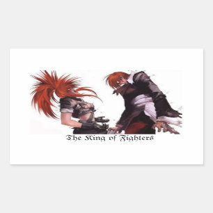 Sticker Rectangulaire Colle the king of fighters