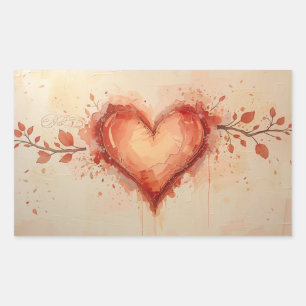 Sticker Rectangulaire Collection d'images de peintures sur le thème du c