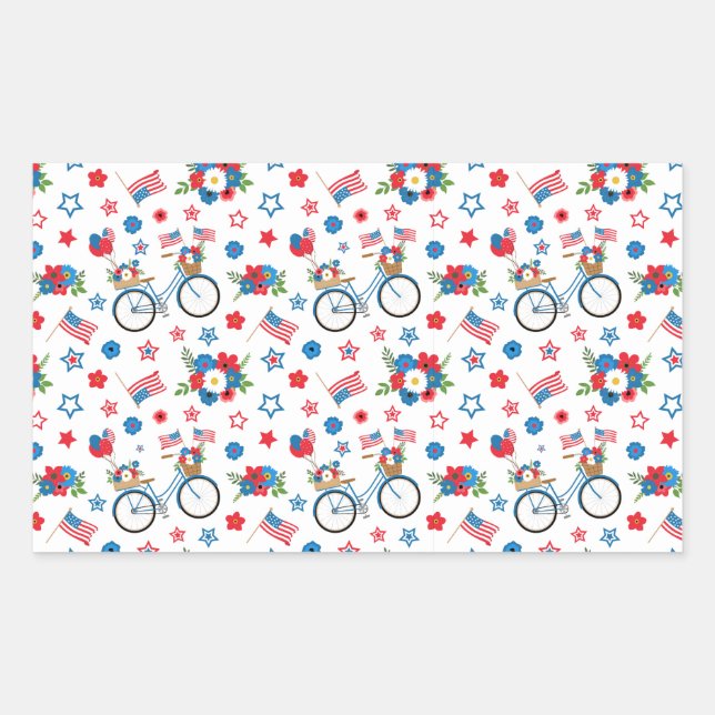 Sticker Rectangulaire Collection du parti Élections USA ! (Devant)