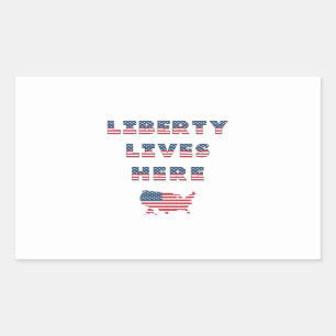 Sticker Rectangulaire Collection du parti Élections USA !