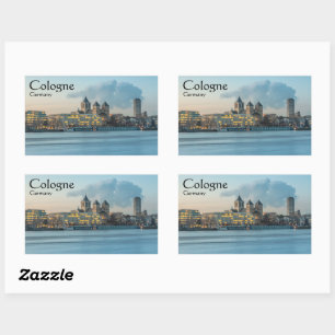 Sticker Rectangulaire Cologne Allemagne