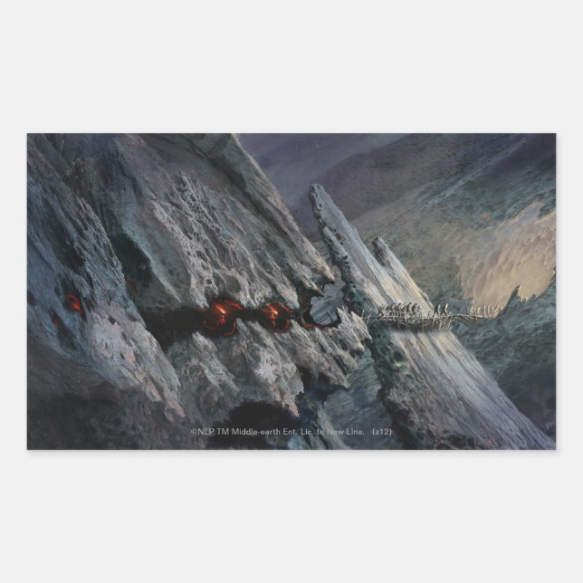 Sticker Rectangulaire Concept de ville de Goblin - Prisonniers de Goblin (Devant)