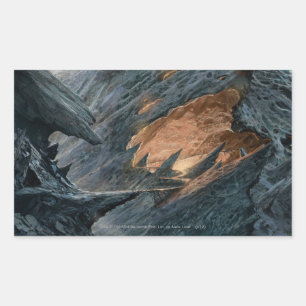 Sticker Rectangulaire Concept de ville de lutin - voie