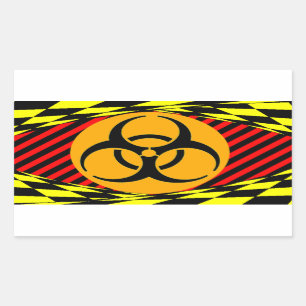 Sticker Rectangulaire Conception bioaléatoire par Kenneth Yoncich