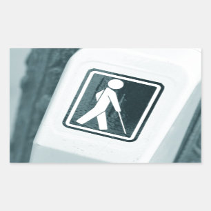 Sticker Rectangulaire Conception des panneaux aveugles