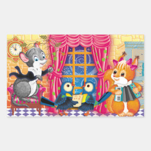 Sticker Rectangulaire concert