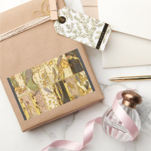 Sticker Rectangulaire Constellations Vintage, Astronomie Antique & Étoil