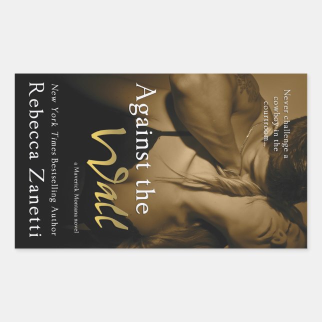 Sticker Rectangulaire Contre le Mur par Rebecca Zanetti (Devant)