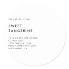 Cosmétique minimaliste moderne de bougie d'emballa