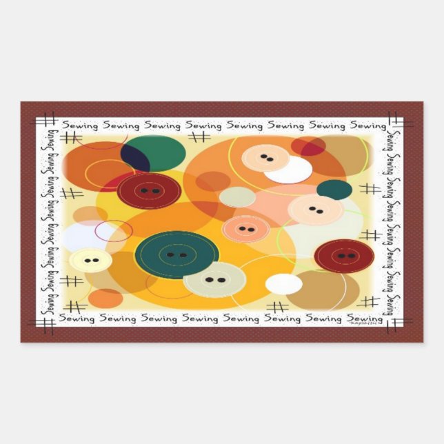 Sticker Rectangulaire Couture (Devant)