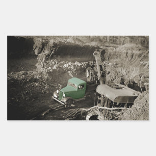 STICKER RECTANGULAIRE CRANE COLORSPLASH CHEVROLET INGÉNIEUR OPÉRATEUR